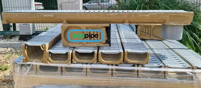 Kratka ściekowa do kostki korytko H=6cm z króćcem Częstochowa