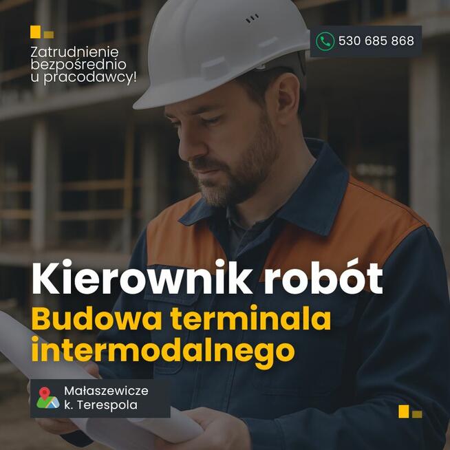 Kierownik robót / budowy