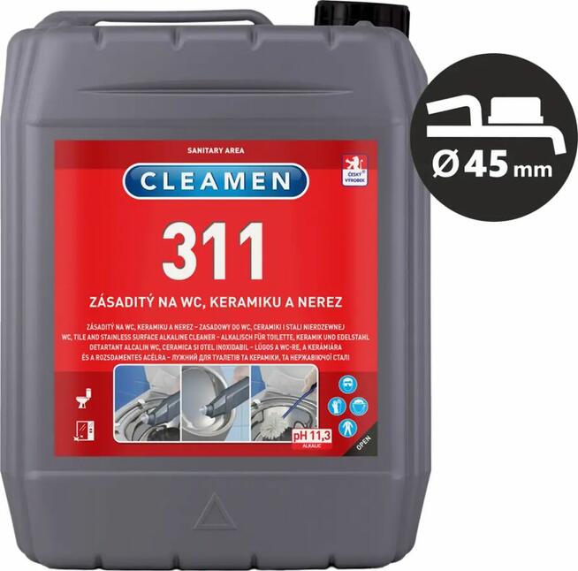 WC CLEAMEN 311 750ml 5L Środek do usuwania kamienia osadów