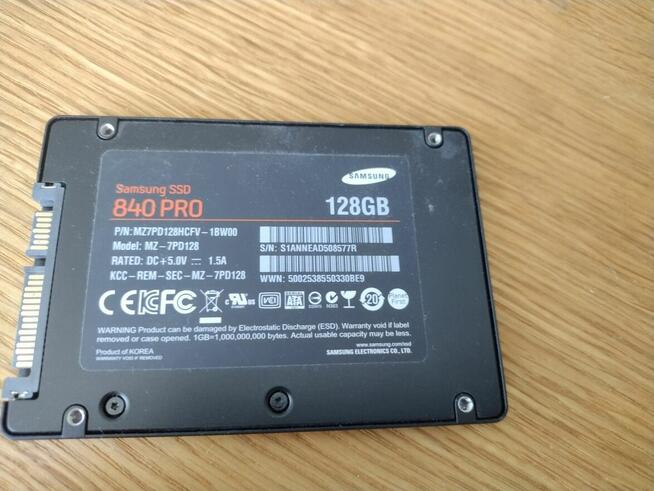 Dysk SSD 840 PRO Samsung 128 GB