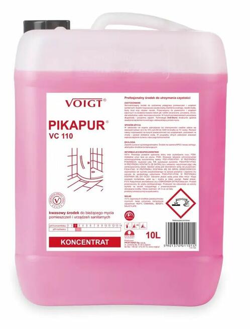 PIKAPUR VC 110 Kwasowy środek do bieżącego mycia pomieszczeń