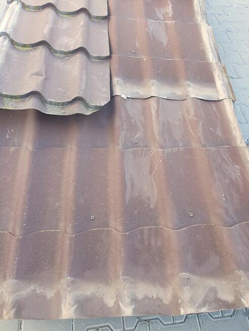 blacha dachówkowa brązowa z rozbiórki