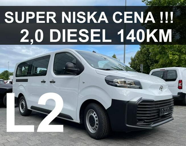 Toyota Proace Verso 2,0 144KM 9-os. Dostępny od ręki Super Niska Cena Czujniki 1770 zł