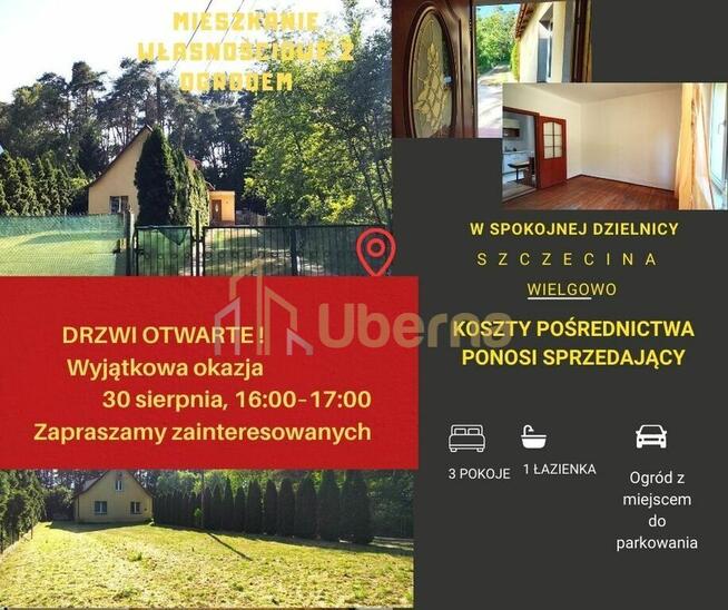 Szczecin Wielgowo, mieszkanie z ogrodem, sprzedaż.