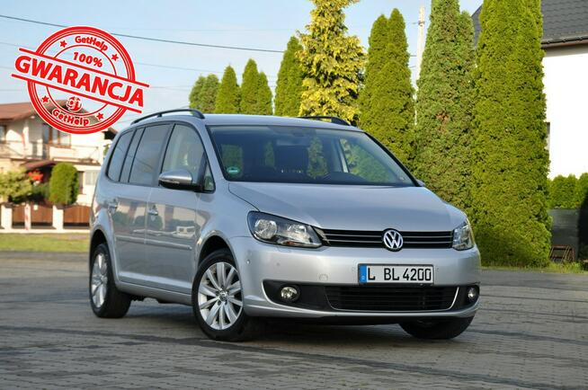 Volkswagen Touran 1.6TDI(105KM)*Duża Navi*Klimatronik*Asys.Parkowania*Welur*Reling*Alu16