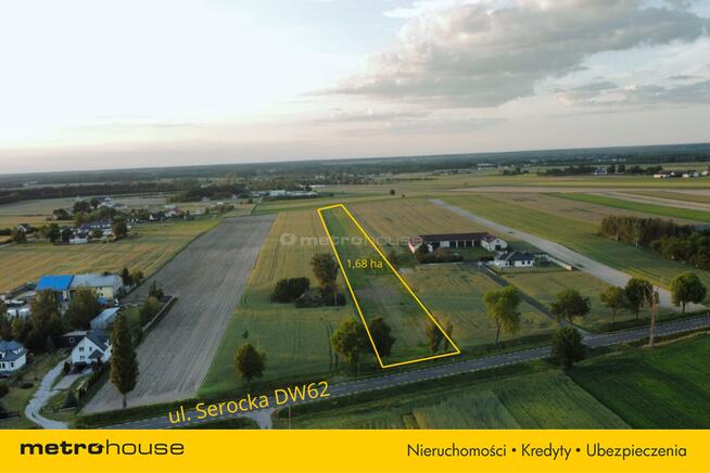 Działka rolna 1,68ha przy DK Kręgi Nowe