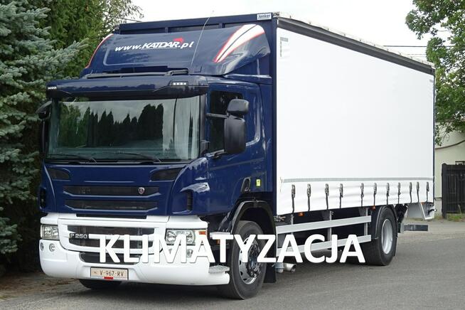 Scania P 250 Euro 6 firanka winda klapa przebieg udokumentowany Sprowa