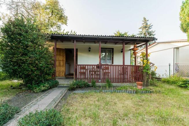 Działka ROD "Malwa" + domek z werandą