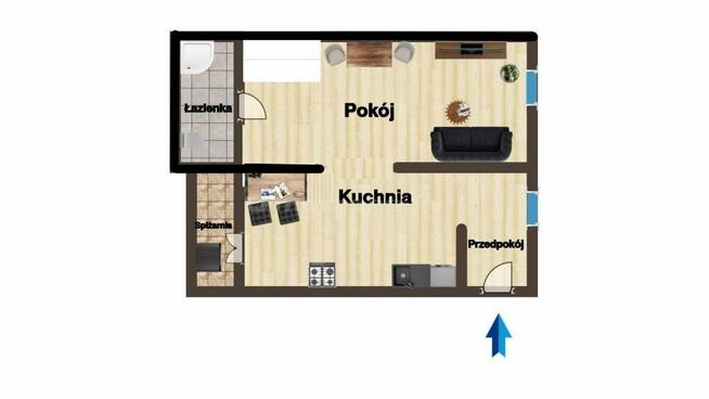 Wyposażona kawalerka tuż przy Rynku w Pyskowicach!