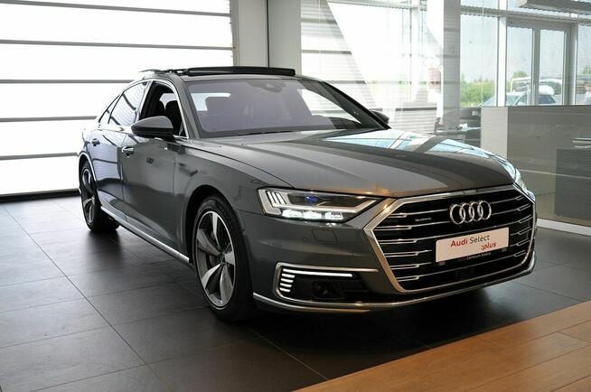 Audi A8 60TFSIe Quattro LANG MatrixHD B&O Kamery360 OśSkrętna TempomatACC TV