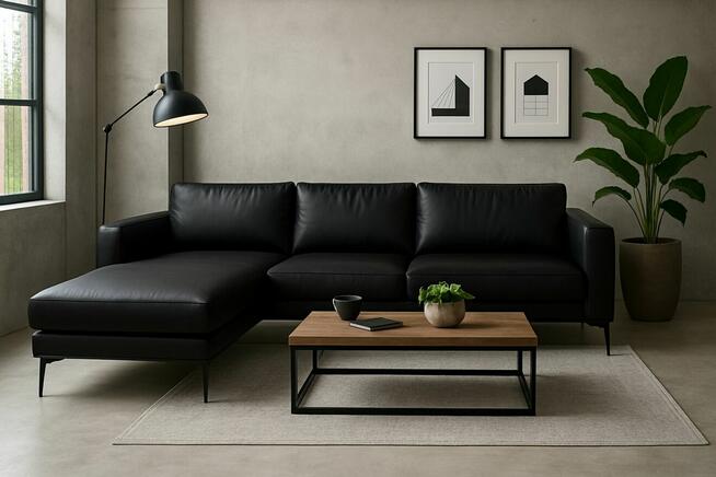 Cloud mini - narożnik premium ze skóry