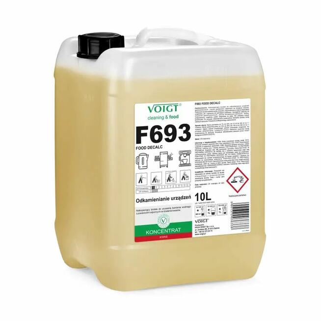 F693 FOOD DECALC 1L 5L 10L Środek do odkamieniania urządzeń