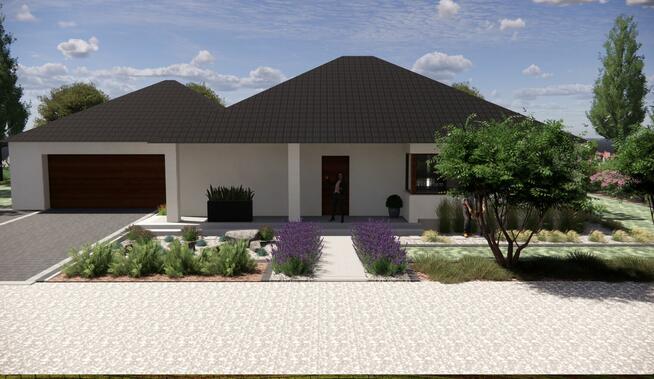 Nowy parterowy dom Przędzel świetna lokalizacja działka 12a