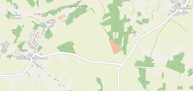 sprzedam las, gmina Janowiec Kościelny