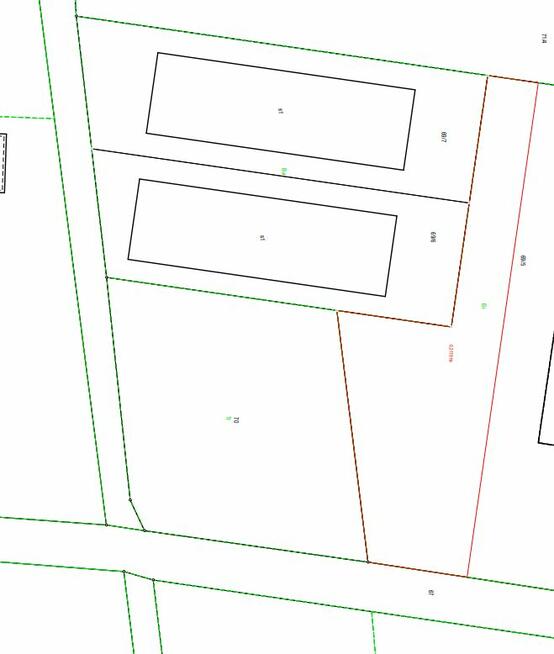 Kompleks hal 1960 m² z placem – Rzegnowo (Koncepcja 1)