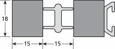 Sztywna wycieraczka aluminiowa mata techniczna Romat Reverse