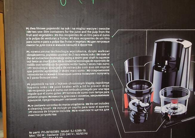 Wyciskarka wolnoobrotowa