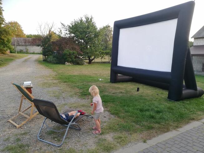 Kino plenerowe 150cali - projektor i ekran na Twoją imprezę