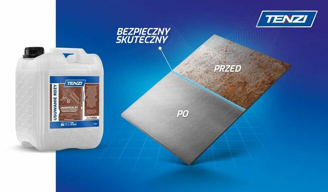TENZI USUWANIE RDZY - Płyn do usuwania rdzy - 5L