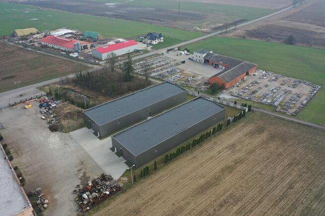Kompleks hal 1960 m² z placem – Rzegnowo (Koncepcja 1)
