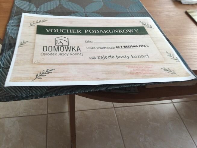 Odstąpię voucher na zajęcia jazdy konnej