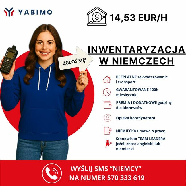 Kierowca - pracownik inwentaryzacji Niemcy