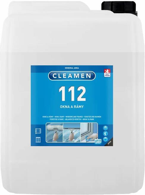 CLEAMEN 112 1L 10L Środek do mycia powierzchni szklanych