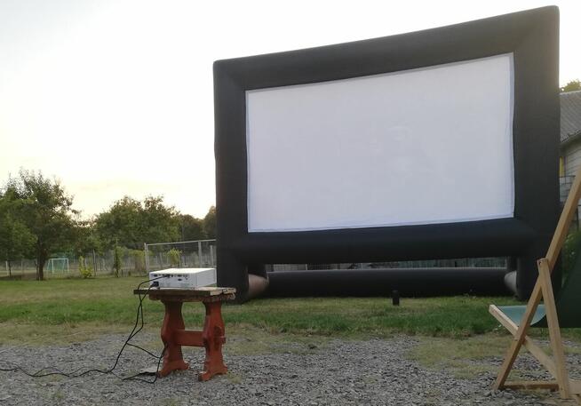 Kino plenerowe 150cali - projektor i ekran na Twoją imprezę