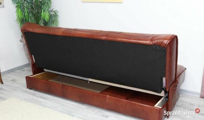 PROMOCJA - komplet FINKA wersalka + 2 fotele, skóra naturalna