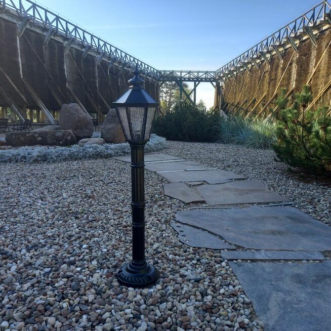 lampa ogrodowa zjawiskowa parkowa żeliwna h-116cm solidna