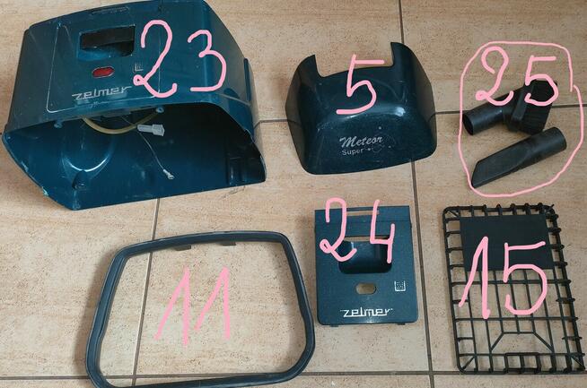 Zelmer Meteor typ 1120.5 / 1120.0 - CZĘŚCI !!!