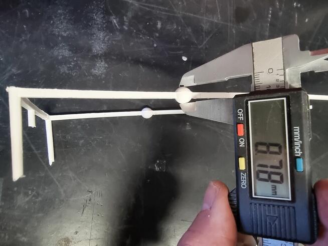 Przekładka dystansowa do wyrobów betonowych, podwójna 250x90