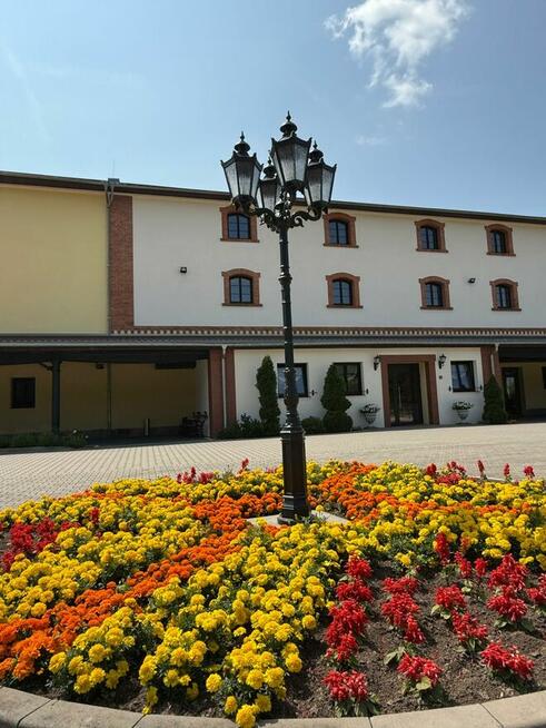 ogrodowa parkowa latarnia żeliwna 4xlampion H-316cm