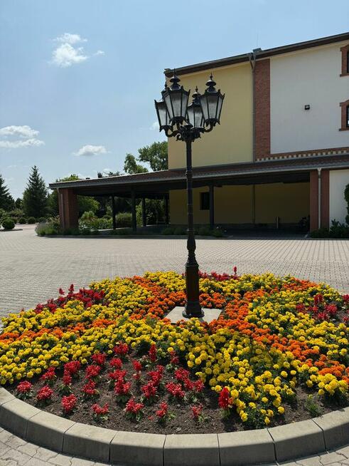 ogrodowa parkowa latarnia żeliwna 4xlampion H-316cm