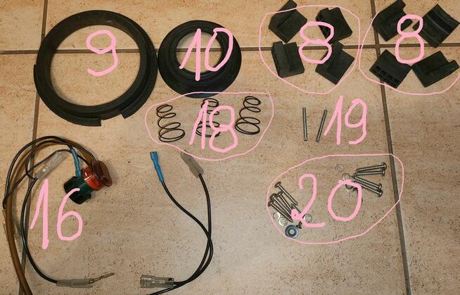 Zelmer Meteor typ 1120.5 / 1120.0 - CZĘŚCI !!!