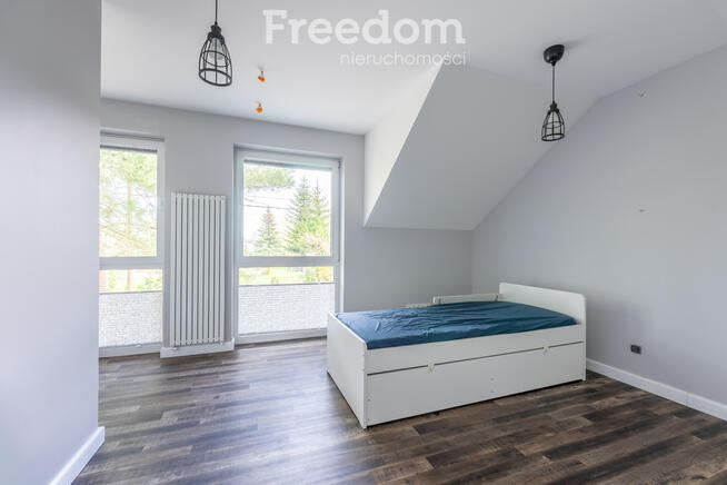 Nowoczesny bliźniak z ogrodem i garażem Baszkówka