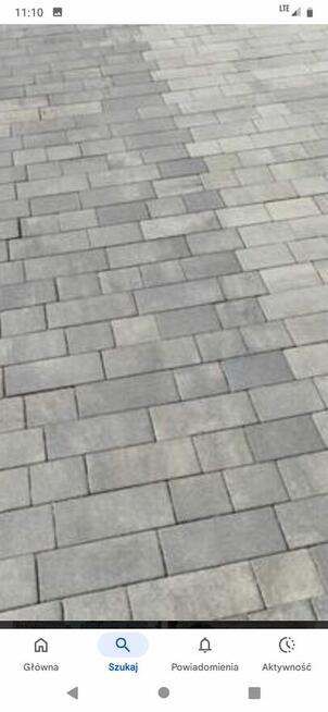 Mycie kostki brukowej