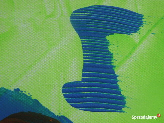 Obraz 40x40 cm. - Sygnowany Bibi Strawberry