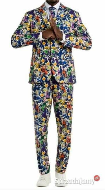 OPPOSUITS Garnitur męski z krawatem kolorowy DRAGON BALL Z