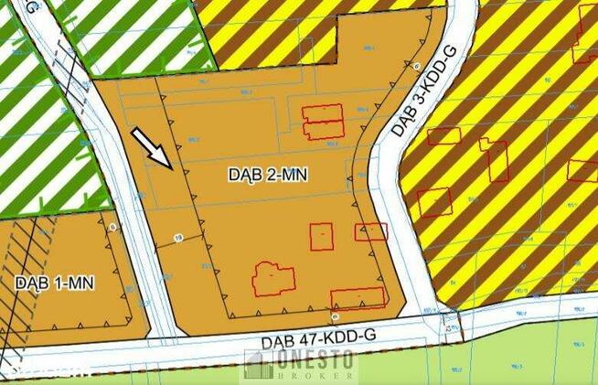 Działka budowlana 15a Dąbrowica Jastków