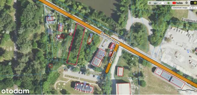 DZIAŁKA BUDOWLANA 1203 m² UL. ŚWIĘTOKRZYSKA, OSTROWIEC ŚW.