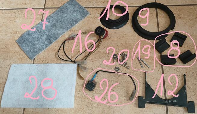 Zelmer Meteor typ 1120.5 / 1120.0 - CZĘŚCI !!!