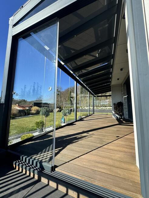 Drzwi przesuwne, szklane.Pergole aluminiowe, markizy