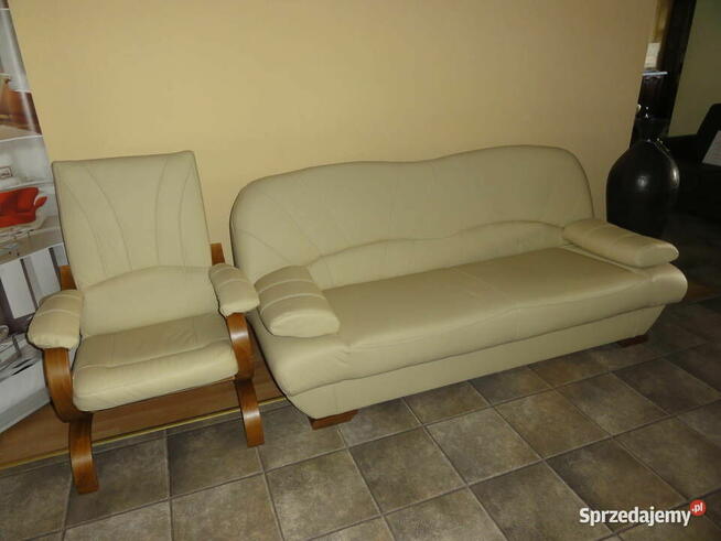 Bestsellerowa wersalka Gala w skórze naturalnej