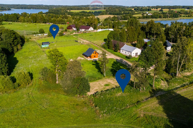 Wyjątkowa działka budowlana nad j. Szelment Wlk