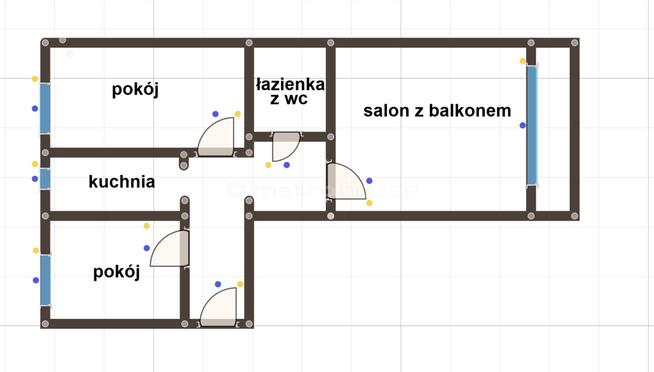 3 pokoje na zielonym osiedlu świetna cena!