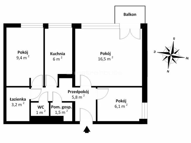 3 pokoje, Mokotów przy metrze i Polu Mokotowskim.