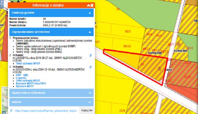 NOWY ADAMÓW-działka budowlano-rolna o pow. 9056 m