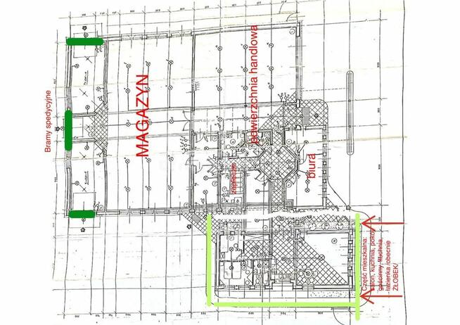 OBIEKT handlowo-usługowy duży potencjał + działka