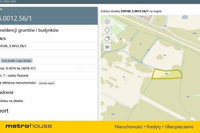Duża działka budowlana w wydanymi warunkami.